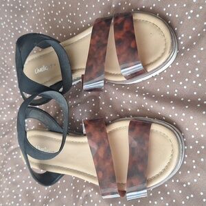 Limelight Lyndsey Women's Strappy Open Toe Low Wedge Espadrille Sandal 6 Med